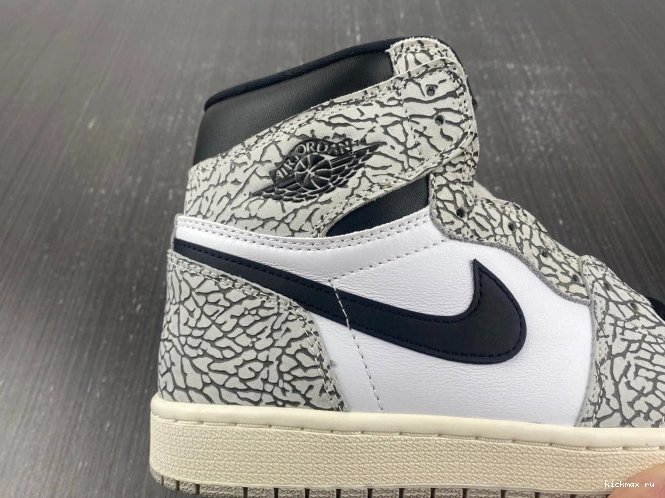 Cheap MAX White Jordan 1 High OG DZ5485-052 Air Cement 0711